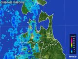 2015年05月04日の青森県の雨雲レーダー