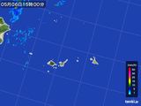 2015年05月06日の沖縄県(宮古・石垣・与那国)の雨雲レーダー