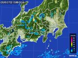 雨雲レーダー(2015年05月07日)