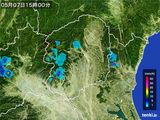 2015年05月07日の栃木県の雨雲レーダー
