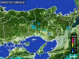 雨雲レーダー(2015年05月07日)