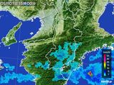 2015年05月07日の奈良県の雨雲レーダー