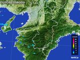 2015年05月08日の奈良県の雨雲レーダー