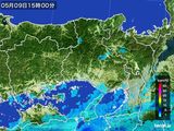 2015年05月09日の兵庫県の雨雲レーダー