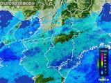 2015年05月09日の奈良県の雨雲レーダー