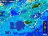 2015年05月09日の和歌山県の雨雲レーダー