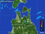 2015年05月09日の青森県の雨雲レーダー