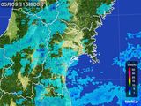 雨雲レーダー(2015年05月09日)