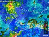 雨雲レーダー(2015年05月12日)
