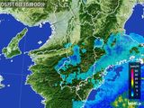2015年05月16日の奈良県の雨雲レーダー