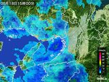雨雲レーダー(2015年05月18日)