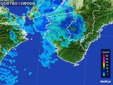 2015年05月18日の和歌山県の雨雲レーダー