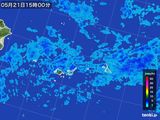 2015年05月21日の沖縄県(宮古・石垣・与那国)の雨雲レーダー