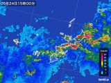 雨雲レーダー(2015年05月24日)
