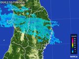 2015年05月27日の岩手県の雨雲レーダー