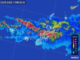 雨雲レーダー(2015年05月28日)