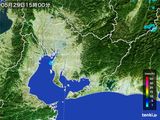 2015年05月29日の愛知県の雨雲レーダー