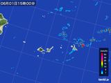 2015年06月01日の沖縄県(宮古・石垣・与那国)の雨雲レーダー