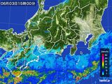 雨雲レーダー(2015年06月03日)