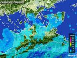 2015年06月03日の香川県の雨雲レーダー