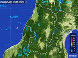 雨雲レーダー(2015年06月04日)