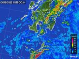 2015年06月05日の鹿児島県の雨雲レーダー