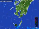 2015年06月12日の鹿児島県の雨雲レーダー