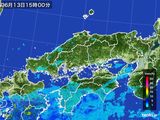 雨雲レーダー(2015年06月13日)