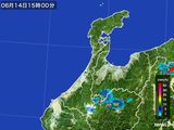 雨雲レーダー(2015年06月14日)