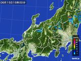 雨雲レーダー(2015年06月15日)