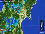 雨雲レーダー(2015年06月16日)