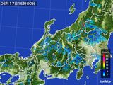 雨雲レーダー(2015年06月17日)