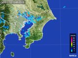 2015年06月17日の千葉県の雨雲レーダー