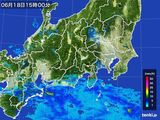 雨雲レーダー(2015年06月18日)