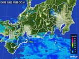 雨雲レーダー(2015年06月18日)