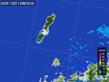 2015年06月18日の長崎県(壱岐・対馬)の雨雲レーダー