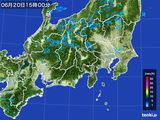 雨雲レーダー(2015年06月20日)