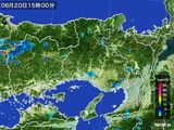 雨雲レーダー(2015年06月20日)