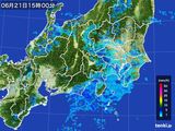 雨雲レーダー(2015年06月21日)