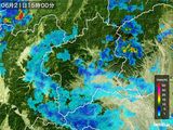 雨雲レーダー(2015年06月21日)