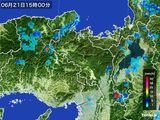 雨雲レーダー(2015年06月21日)