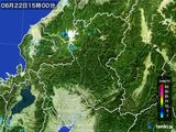 雨雲レーダー(2015年06月22日)