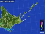 2015年06月23日の道東の雨雲レーダー