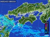 雨雲レーダー(2015年06月24日)