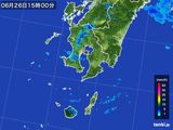 2015年06月26日の鹿児島県の雨雲レーダー