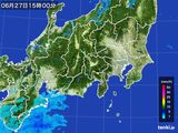 雨雲レーダー(2015年06月27日)