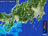 雨雲レーダー(2015年06月27日)