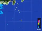 2015年06月27日の東京都(伊豆諸島)の雨雲レーダー