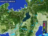 2015年06月27日の滋賀県の雨雲レーダー