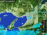 雨雲レーダー(2015年06月27日)